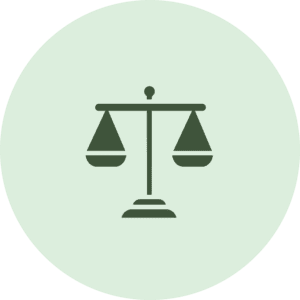 legal scales icon - legal assistance