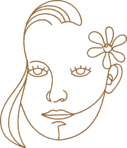 woman's face outline icon