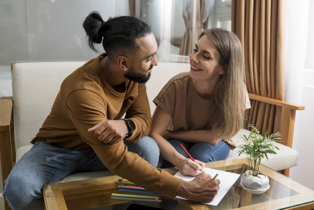 a couple creating intentional phone-free moments relationship check-in